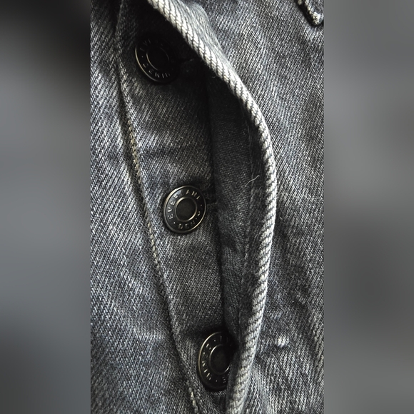 Everlane The 90's Cheeky Jeans Denim Faded Black Straight Leg High Rise Sz 27 - Picture 9 of 16